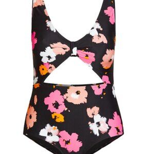Izzy Print 1 Piece - black